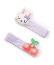 KP DECO（ケーピーデコ）の「mimiちゃん×チェリー ヘアクリップ（バレッタ/ヘアクリップ）」