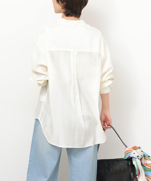 JOURNAL STANDARD relume(ジャーナルスタンダード レリューム)の「ライトストライプシャツ(シャツ/ブラウス・レディース・ホワイト/ピンク系その他/ブルー・FREE)」の11枚目の写真