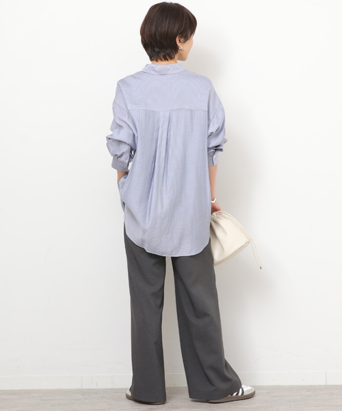 JOURNAL STANDARD relume(ジャーナルスタンダード レリューム)の「ライトストライプシャツ(シャツ/ブラウス・レディース・ホワイト/ピンク系その他/ブルー・FREE)」の22枚目の写真