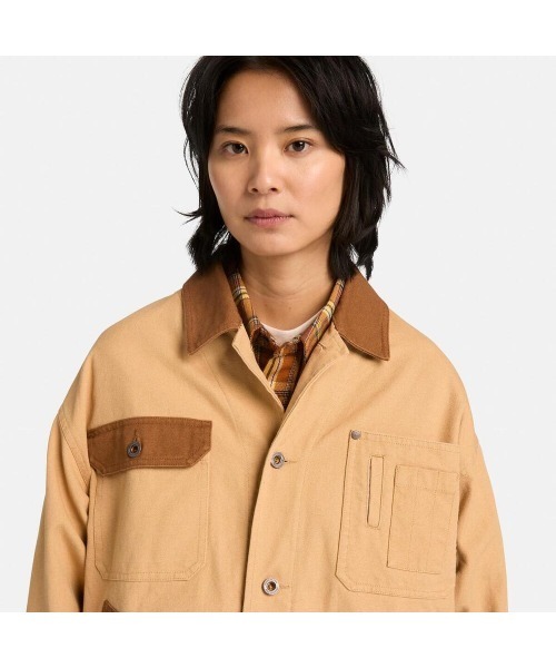 Timberland(ティンバーランド)の「コットン チョア ジャケット ユニセックス(カバーオール・メンズ・ウィート・X-LARGE/SMALL/MEDIUM/LARGE/XX-LARGE)」の4枚目の写真
