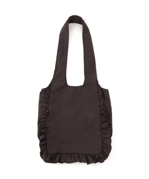 ADAM ET ROPE'(アダムエロペ)の「フリルトートバッグ(トートバッグ・レディース・チャコールグレー/クリーム・FREE)」の13枚目の写真