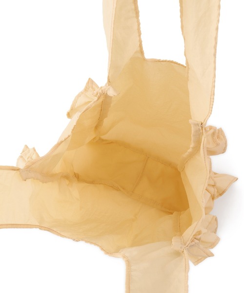 ADAM ET ROPE'(アダムエロペ)の「フリルトートバッグ(トートバッグ・レディース・チャコールグレー/クリーム・FREE)」の18枚目の写真