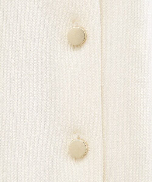 grove（グローブ）の「コットンブレンド襟付きカーディガン（カーディガン/ボレロ・レディース・ライトグレー系9/ネイビー/ダークグリーン/ブラック系4/オフホワイト・02/03/04）」の9枚目の写真