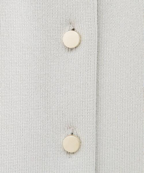 grove（グローブ）の「コットンブレンド襟付きカーディガン（カーディガン/ボレロ・レディース・ライトグレー系9/ネイビー/ダークグリーン/ブラック系4/オフホワイト・02/03/04）」の13枚目の写真