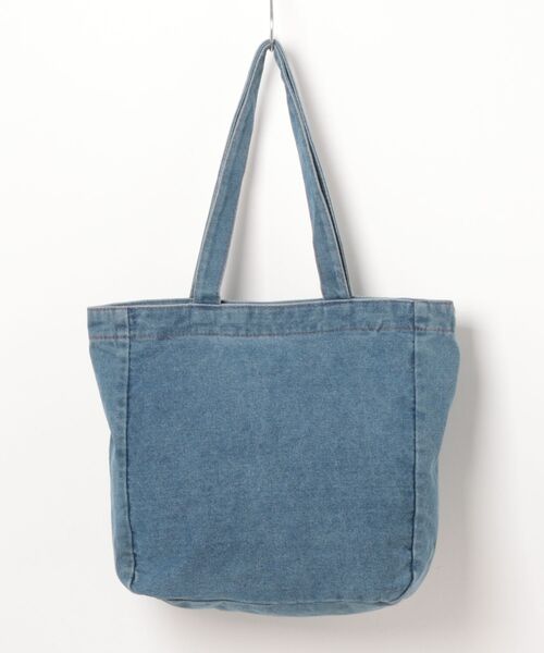 VIBGYOR（ヴィブジョー）の「Mignonjour/デニムトートバッグM2539（トートバッグ・レディース・ライトブルー/ブルー・FREE）」の7枚目の写真