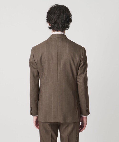 UNITED ARROWS(ユナイテッドアローズ)の「Vitale Barberis Canonico シャドーストライプ シングル 3ボタン スーツ MC―MODEL 撥水(セットアップ・メンズ・モカ・46/48)」の5枚目の写真
