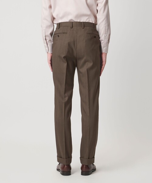 UNITED ARROWS(ユナイテッドアローズ)の「Vitale Barberis Canonico シャドーストライプ シングル 3ボタン スーツ MC―MODEL 撥水(セットアップ・メンズ・モカ・46/48)」の10枚目の写真