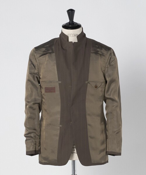 UNITED ARROWS(ユナイテッドアローズ)の「Vitale Barberis Canonico シャドーストライプ シングル 3ボタン スーツ MC―MODEL 撥水(セットアップ・メンズ・モカ・46/48)」の20枚目の写真