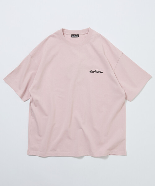 FREAK'S STORE(フリークスストア)の「限定展開 WILD THINGS×FREAK'S STORE ワイルドシングス 別注 ビッグシルエット タイガーモチーフ バック刺繍 ワッペン Tシャツ(Tシャツ/カットソー・メンズ・杢グレー/ホワイト/ブラウン/ブラック/グレイッシュベージュ/ピンク・SMALL/LARGE/MEDIUM)」の17枚目の写真