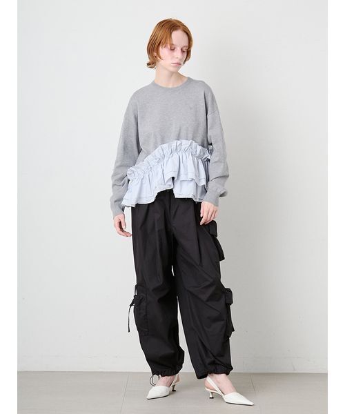 SORIN(ソリン )の「Ruffled Hem Big Knit/ラッフルヘム ビッグニット(ニット/セーター・レディース・その他/ブラック/ダークグレー・38)」の20枚目の写真