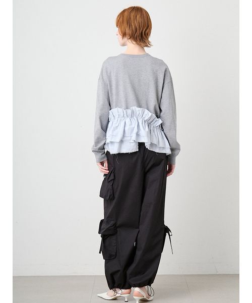 SORIN(ソリン )の「Ruffled Hem Big Knit/ラッフルヘム ビッグニット(ニット/セーター・レディース・その他/ブラック/ダークグレー・38)」の22枚目の写真