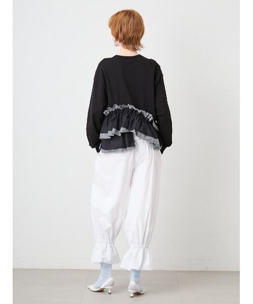 SORIN(ソリン )の「Ruffled Hem Big Knit/ラッフルヘム ビッグニット(ニット/セーター・レディース・その他/ブラック/ダークグレー・38)」の10枚目の写真
