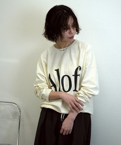 gossara(ゴサラ)の「【ラフに着映える】AlofiドロストロンT(Tシャツ/カットソー・レディース・チャコール/ネイビー/アイボリー・FREE)」の18枚目の写真