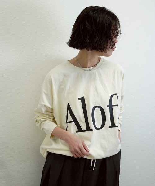 gossara(ゴサラ)の「【ラフに着映える】AlofiドロストロンT(Tシャツ/カットソー・レディース・チャコール/ネイビー/アイボリー・FREE)」の19枚目の写真