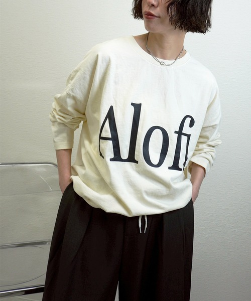gossara(ゴサラ)の「【ラフに着映える】AlofiドロストロンT(Tシャツ/カットソー・レディース・チャコール/ネイビー/アイボリー・FREE)」の20枚目の写真