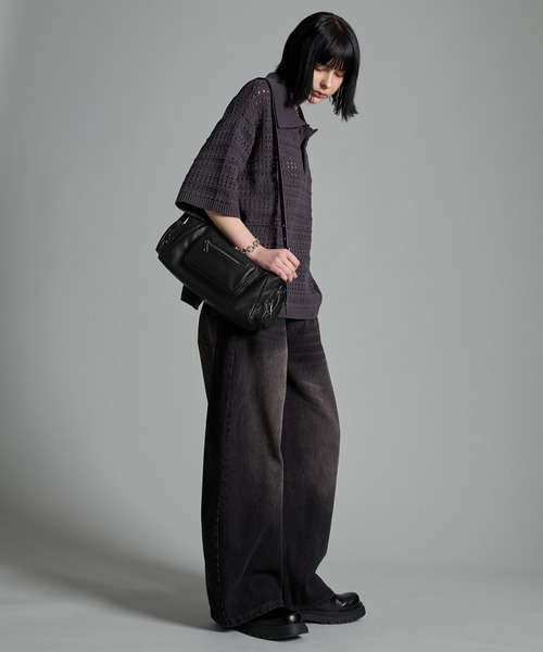 VELNUS（ベルナス）の「【VELNUS】Vintage design multi-way pocket shoulder bag/ヴィンテージデザインマルチwayポケットショルダーバッグ（ショルダーバッグ・メンズ・ブラック/ブラウン・FREE）」の9枚目の写真