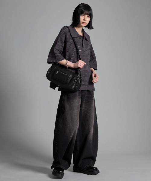 VELNUS（ベルナス）の「【VELNUS】Vintage design multi-way pocket shoulder bag/ヴィンテージデザインマルチwayポケットショルダーバッグ（ショルダーバッグ・メンズ・ブラック/ブラウン・FREE）」の10枚目の写真