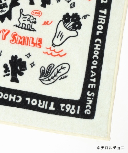 LEPSIM（レプシィム）の「【チロルチョコ×LEPSIM】イラストハンカチタオル　647992（ハンカチ/ハンドタオル・レディース・アイボリー/ブラウン・ONE SIZE）」の6枚目の写真
