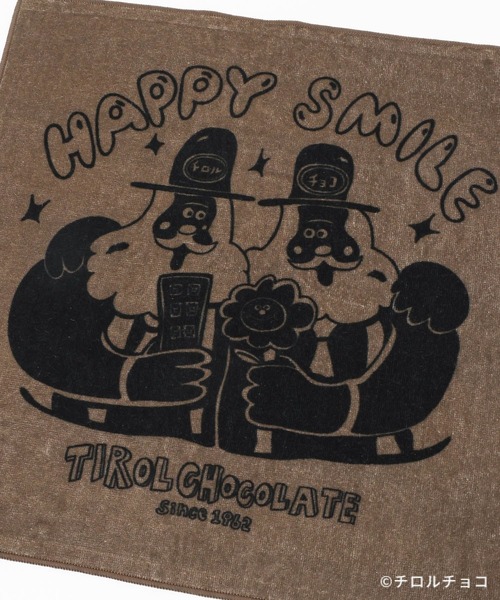 LEPSIM（レプシィム）の「【チロルチョコ×LEPSIM】イラストハンカチタオル　647992（ハンカチ/ハンドタオル・レディース・アイボリー/ブラウン・ONE SIZE）」の7枚目の写真