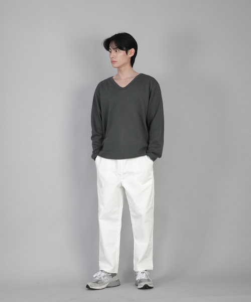 SAINTCREW（セントクルー）の「無地Vネックスウェットシャツ RVS-874 スレートグレー（スウェット・メンズ・その他・LARGE/MEDIUM/SMALL/X-LARGE/XX-LARGE/XXX-LARGE/XXXX-LARGE）」の7枚目の写真