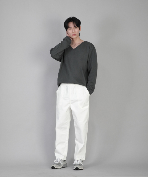 SAINTCREW（セントクルー）の「無地Vネックスウェットシャツ RVS-874 スレートグレー（スウェット・メンズ・その他・LARGE/MEDIUM/SMALL/X-LARGE/XX-LARGE/XXX-LARGE/XXXX-LARGE）」の12枚目の写真