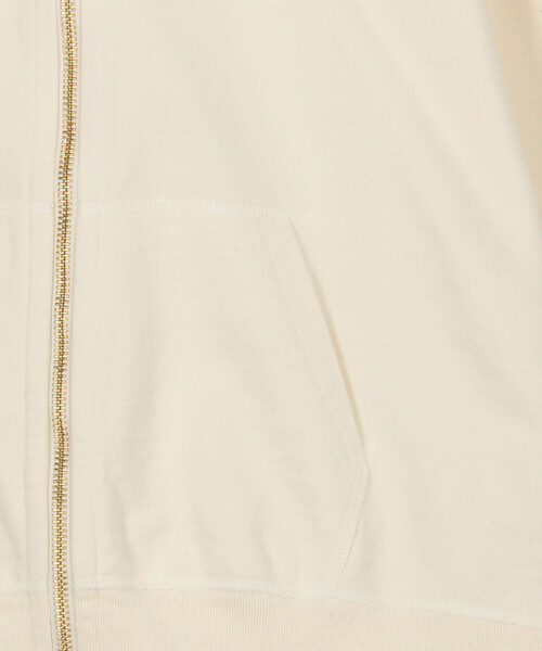 ORCIVAL（オーシバル）の「ORCIVAL | 裏毛 コットン フレンチテリージップフーディー WOMEN（パーカー・レディース・アイボリー/グレー・1/2）」の9枚目の写真