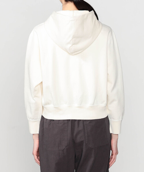 ORCIVAL（オーシバル）の「ORCIVAL | 裏毛 コットン フレンチテリージップフーディー WOMEN（パーカー・レディース・アイボリー/グレー・1/2）」の14枚目の写真