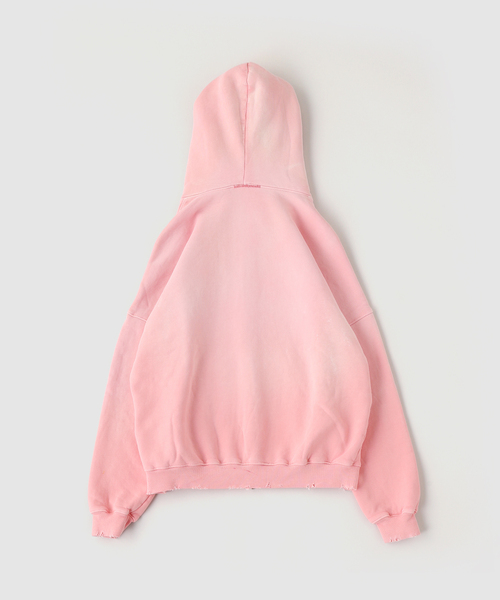 JOURNAL STANDARD（ジャーナルスタンダード）の「MOOJI MOOJI / ム―ジ ム―ジ オーバーサイズ ジップアップ フードパーカー（パーカー・メンズ・イエロー/ピンク・LARGE/MEDIUM）」の3枚目の写真