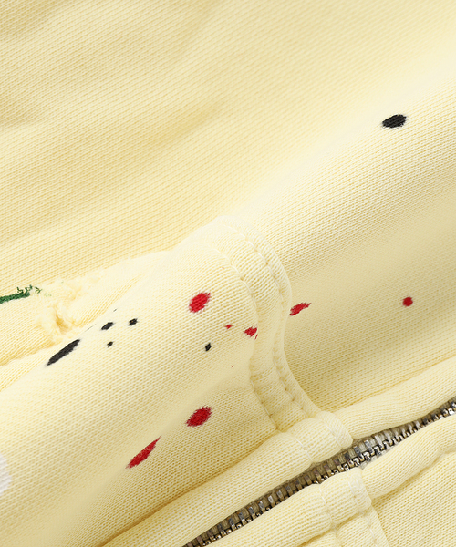 JOURNAL STANDARD（ジャーナルスタンダード）の「MOOJI MOOJI / ム―ジ ム―ジ オーバーサイズ ジップアップ フードパーカー（パーカー・メンズ・イエロー/ピンク・LARGE/MEDIUM）」の9枚目の写真