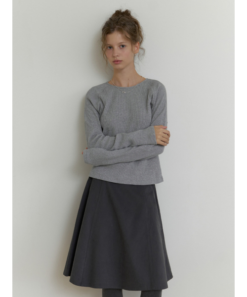 THEMITTEN（ザ・ミトン）の「[4th] Raglan waffle t-shirt (gray)（Tシャツ/カットソー・レディース・その他・FREE）」の6枚目の写真