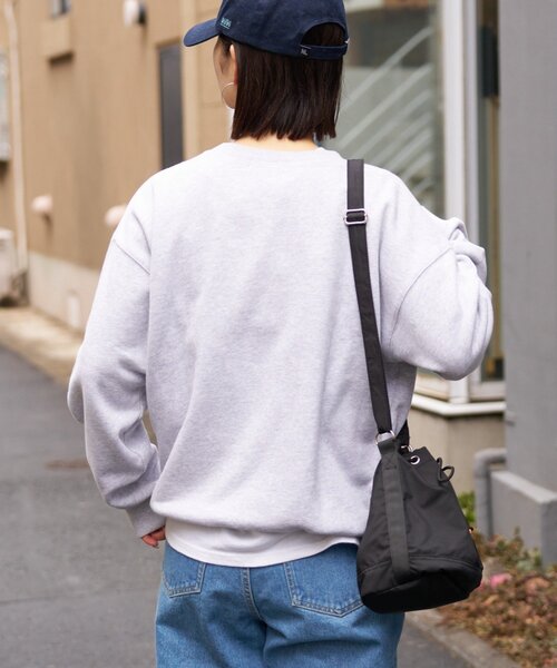 CIAOPANIC TYPY（チャオパニックティピー）の「【ユニセックス】ブルドッグ/犬刺繍ロゴ巾着バッグ（ショルダーバッグ・レディース・ブラック・ONE SIZE）」の10枚目の写真