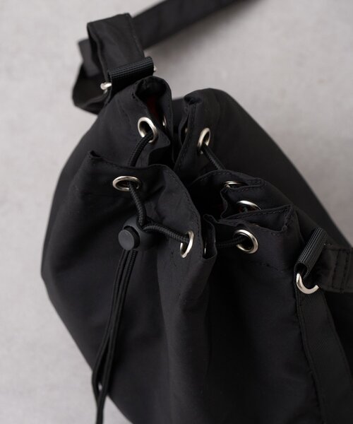 CIAOPANIC TYPY（チャオパニックティピー）の「【ユニセックス】ブルドッグ/犬刺繍ロゴ巾着バッグ（ショルダーバッグ・レディース・ブラック・ONE SIZE）」の18枚目の写真