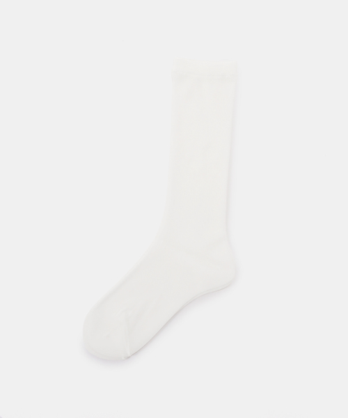 Piedi Nudi(ピエディヌーディ)の「piedi nudi/ピエディヌーディ SLOBE別注 シアーソックス 1241708(ソックス/靴下・レディース・ホワイト/サックスブルー/カーキ・FREE)」の1枚目の写真