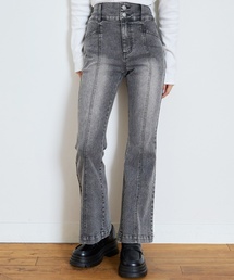 LOVETOXIC | 【ストレッチ】スタイルアップフレアデニムパンツ(その他パンツ)