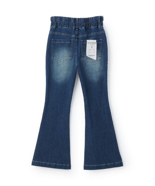 LOVETOXIC（ラブトキシック）の「【ストレッチ】スタイルアップフレアデニムパンツ（その他パンツ・キッズ・サックスブルー/ネイビー/ブルー/グレー・S:140cm/L:160cm/M:150cm/130cm）」の13枚目の写真