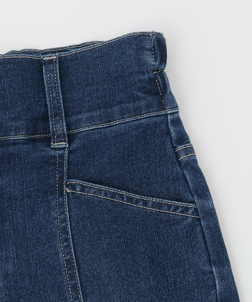 LOVETOXIC（ラブトキシック）の「【ストレッチ】スタイルアップフレアデニムパンツ（その他パンツ・キッズ・サックスブルー/ネイビー/ブルー/グレー・S:140cm/L:160cm/M:150cm/130cm）」の15枚目の写真