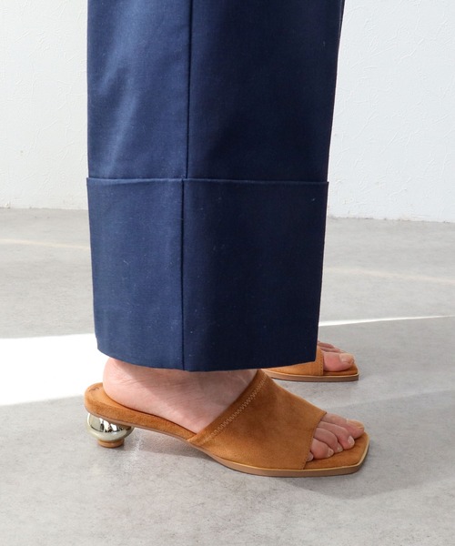 Three Four Time（ｽﾘｰﾌｫｰﾀｲﾑ）の「ロールヘムセンタープレスイージーパンツ（その他パンツ・レディース・グリーン/ネイビー・FREE）」の15枚目の写真