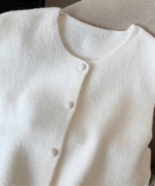 LUCPY（ラクピー）の「フリルヘムベスト（ベスト・レディース・ライトブルー/レッド/ホワイト・X-LARGE/LARGE/MEDIUM/SMALL）」の4枚目の写真
