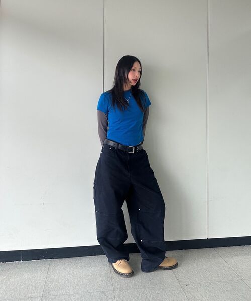CACTUSDONUTMARKET（カクタスドーナツマーケット）の「Rivet Embroidery Carpenter Trouser-Navy（その他パンツ・レディース・その他・MEDIUM/LARGE）」の6枚目の写真