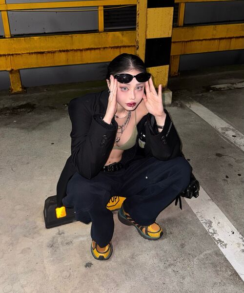 CACTUSDONUTMARKET（カクタスドーナツマーケット）の「Rivet Embroidery Carpenter Trouser-Navy（その他パンツ・レディース・その他・MEDIUM/LARGE）」の7枚目の写真