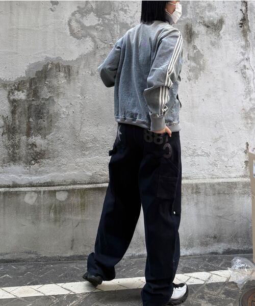 CACTUSDONUTMARKET（カクタスドーナツマーケット）の「Rivet Embroidery Carpenter Trouser-Navy（その他パンツ・レディース・その他・MEDIUM/LARGE）」の2枚目の写真