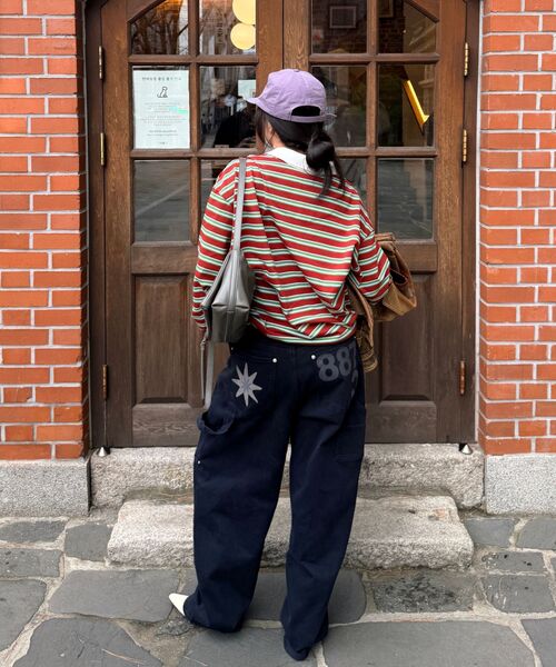 CACTUSDONUTMARKET（カクタスドーナツマーケット）の「Rivet Embroidery Carpenter Trouser-Navy（その他パンツ・レディース・その他・MEDIUM/LARGE）」の3枚目の写真