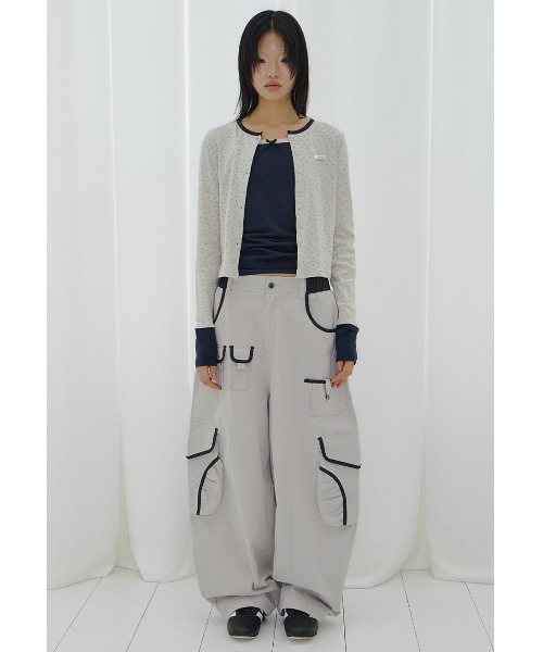 FANCY CLUB(ファンシークラブ)の「A'GEM/9 × .kom 『FANCY CLUB/ファンシークラブ』 CARGO WORK BALLOON PANTS/カーゴワークバルーンパンツ(その他パンツ・レディース・アイボリー/ブラック/ピンク・FREE)」の18枚目の写真