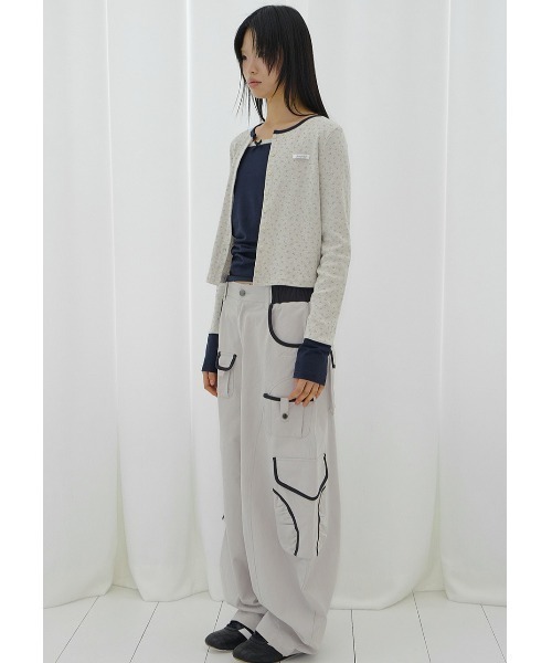 FANCY CLUB(ファンシークラブ)の「A'GEM/9 × .kom 『FANCY CLUB/ファンシークラブ』 CARGO WORK BALLOON PANTS/カーゴワークバルーンパンツ(その他パンツ・レディース・アイボリー/ブラック/ピンク・FREE)」の19枚目の写真