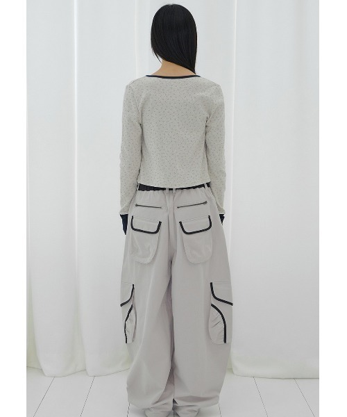 FANCY CLUB(ファンシークラブ)の「A'GEM/9 × .kom 『FANCY CLUB/ファンシークラブ』 CARGO WORK BALLOON PANTS/カーゴワークバルーンパンツ(その他パンツ・レディース・アイボリー/ブラック/ピンク・FREE)」の20枚目の写真
