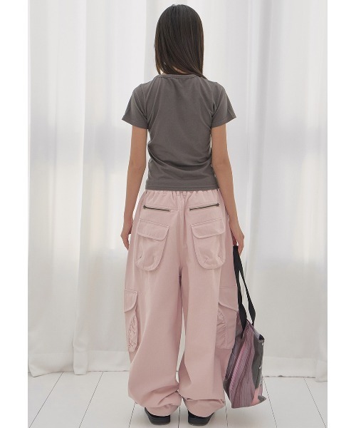 FANCY CLUB(ファンシークラブ)の「A'GEM/9 × .kom 『FANCY CLUB/ファンシークラブ』 CARGO WORK BALLOON PANTS/カーゴワークバルーンパンツ(その他パンツ・レディース・アイボリー/ブラック/ピンク・FREE)」の14枚目の写真