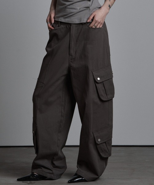 as you are（アズユーアー）の「◇ASYOUARE◇AU パッチ ポケット コットン パンツ AU PATCHED POCKET COTTON PANTS（カーゴパンツ・レディース・チャコール/ブラック・S/M）」の13枚目の写真