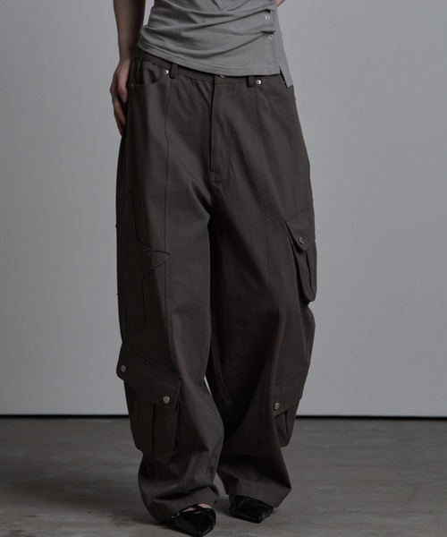 as you are（アズユーアー）の「◇ASYOUARE◇AU パッチ ポケット コットン パンツ AU PATCHED POCKET COTTON PANTS（カーゴパンツ・レディース・チャコール/ブラック・S/M）」の14枚目の写真