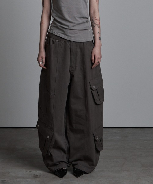 as you are（アズユーアー）の「◇ASYOUARE◇AU パッチ ポケット コットン パンツ AU PATCHED POCKET COTTON PANTS（カーゴパンツ・レディース・チャコール/ブラック・S/M）」の20枚目の写真
