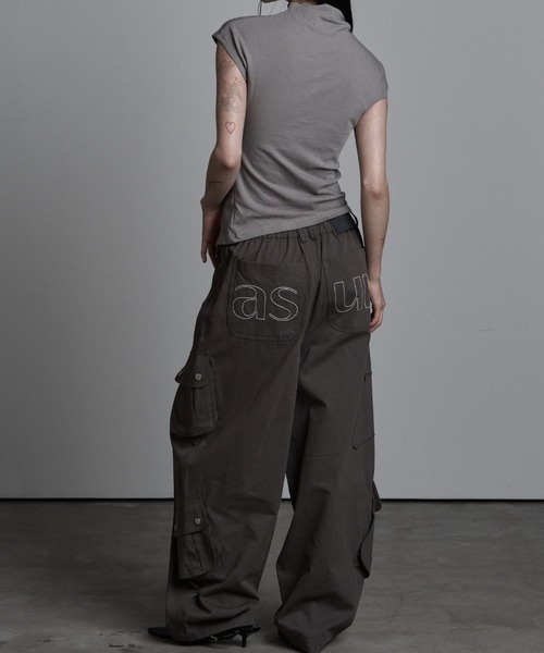as you are（アズユーアー）の「◇ASYOUARE◇AU パッチ ポケット コットン パンツ AU PATCHED POCKET COTTON PANTS（カーゴパンツ・レディース・チャコール/ブラック・S/M）」の18枚目の写真